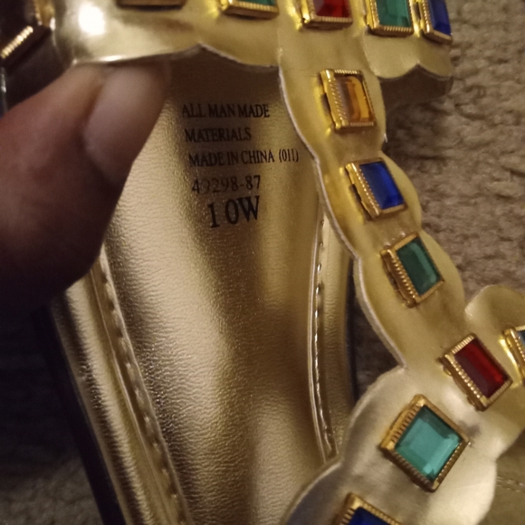 Vtg 60s gladiator sandals - Picture 4 of 5